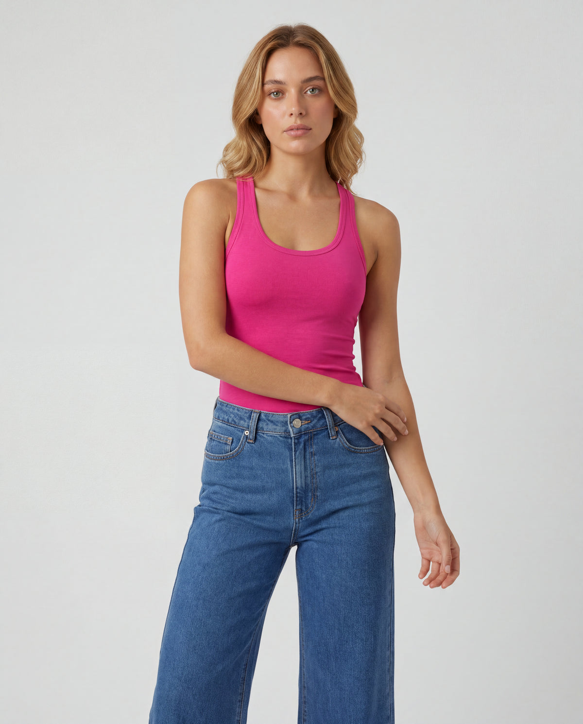 Basica Mujer Sky - Fucsia