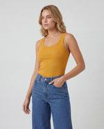 Basica Mujer Naranja - Mostaza