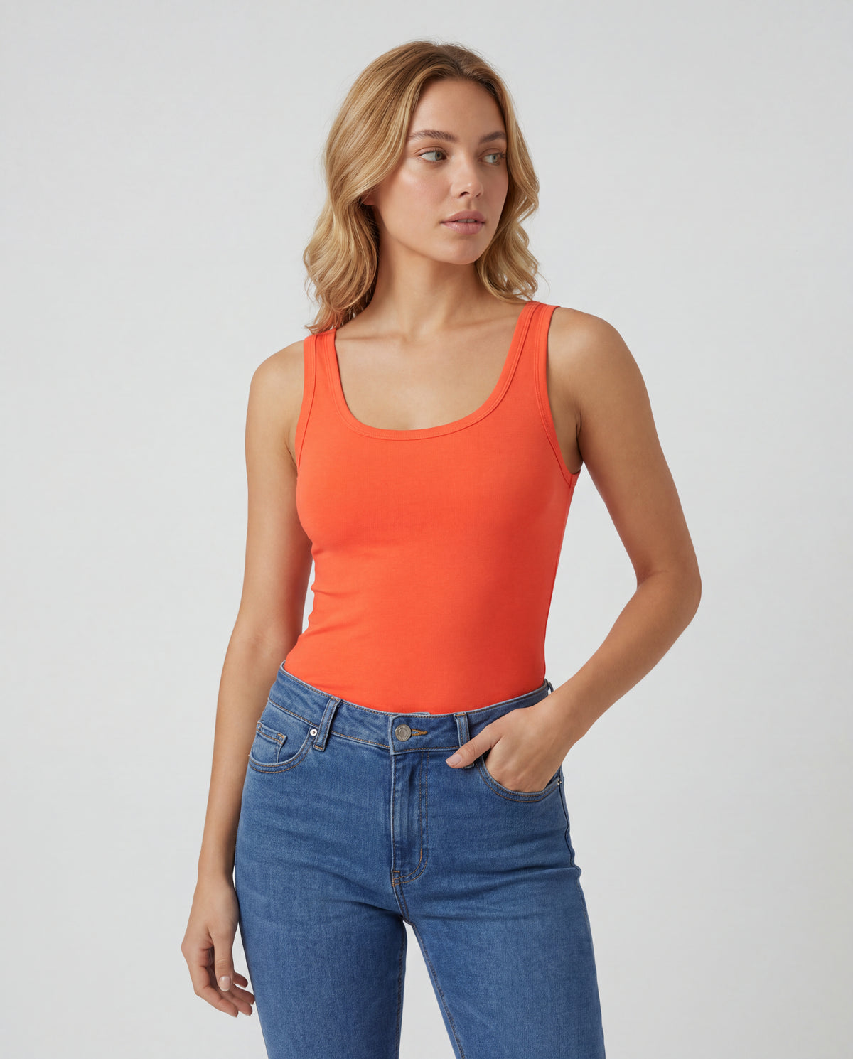 Basica Mujer Naranja - Naranja