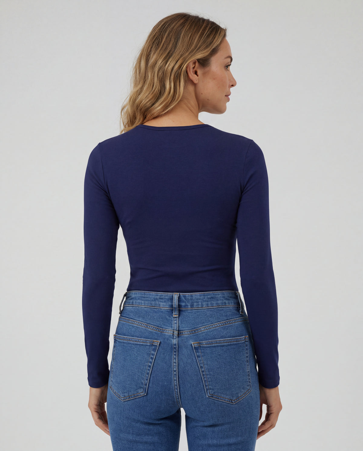 Basica Mujer Banana - Azul Navy
