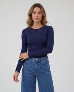 Basica Mujer Banana - Azul Navy