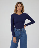 Basica Mujer Banana - Azul Navy