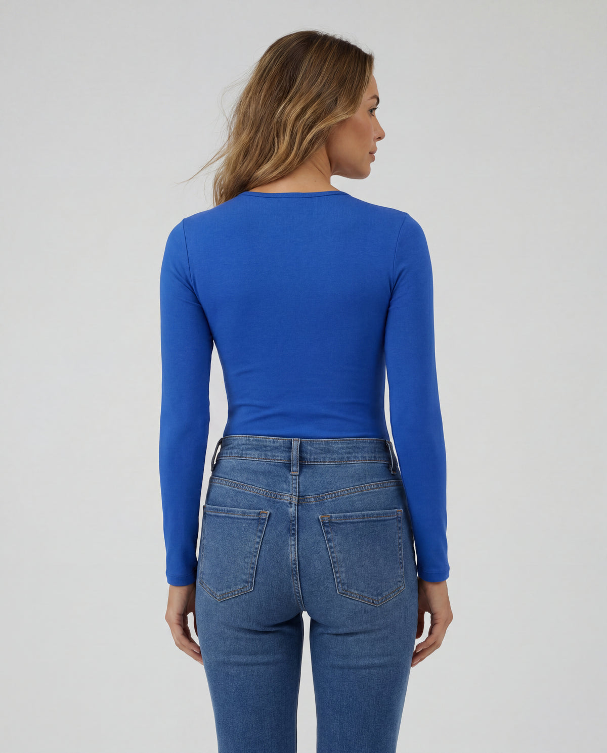 Basica Mujer Banana - Azul Rey
