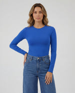 Basica Mujer Banana - Azul Rey