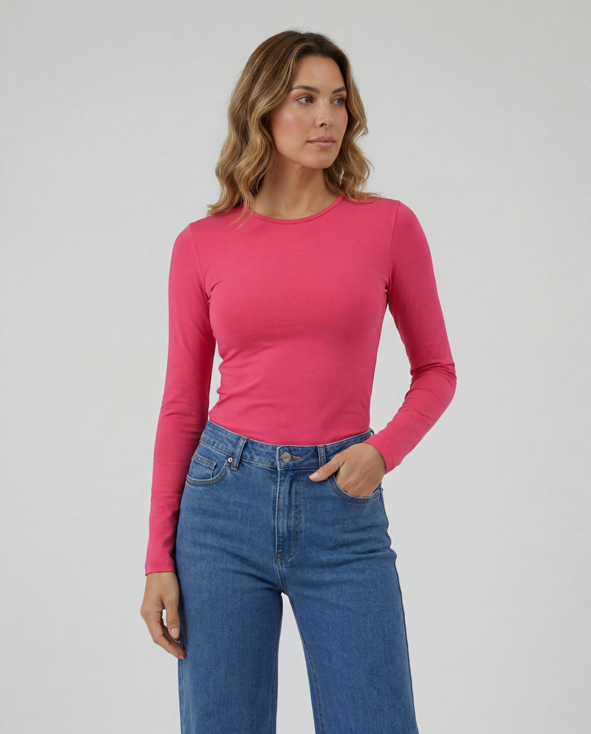 Basica Mujer Banana - Coral