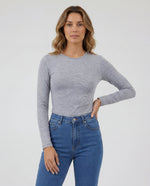 Basica Mujer Banana - Gris Jaspe