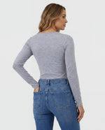 Basica Mujer Banana - Gris Jaspe