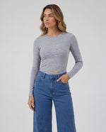 Basica Mujer Banana - Gris Jaspe