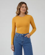 Basica Mujer Banana - Mostaza