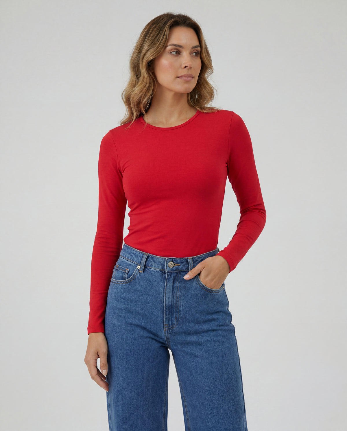 Basica Mujer Banana - Roja