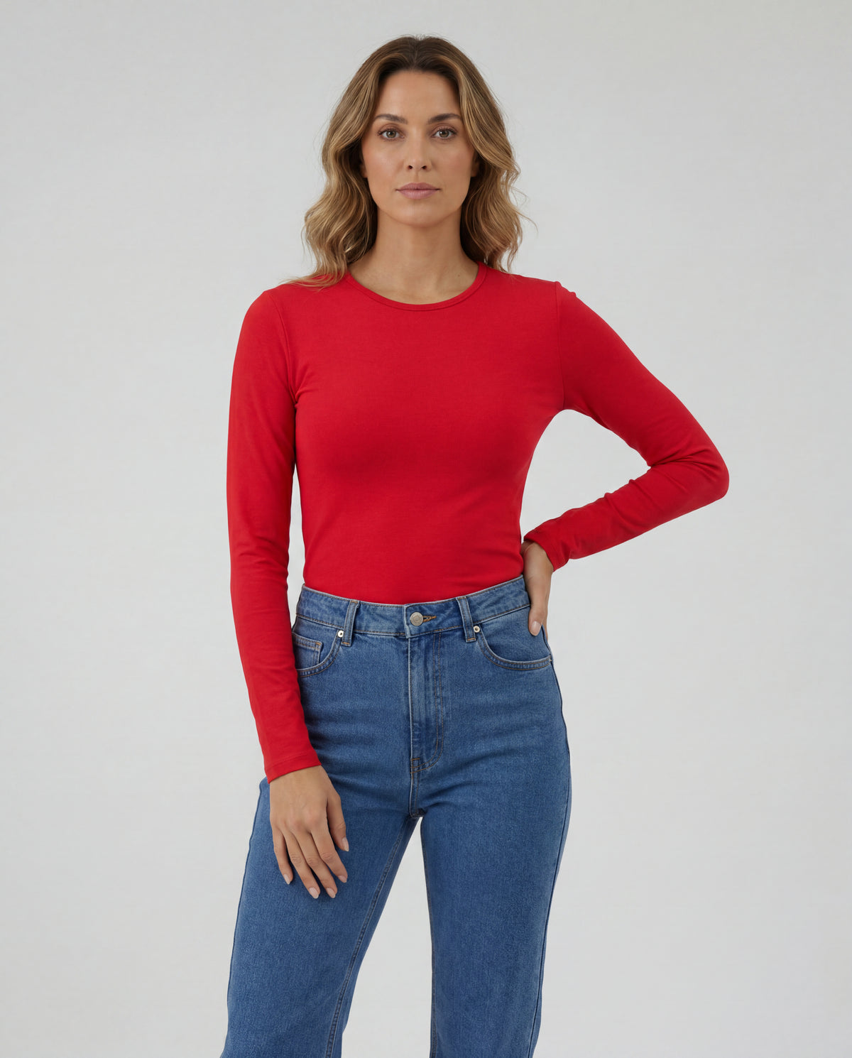 Basica Mujer Banana - Roja