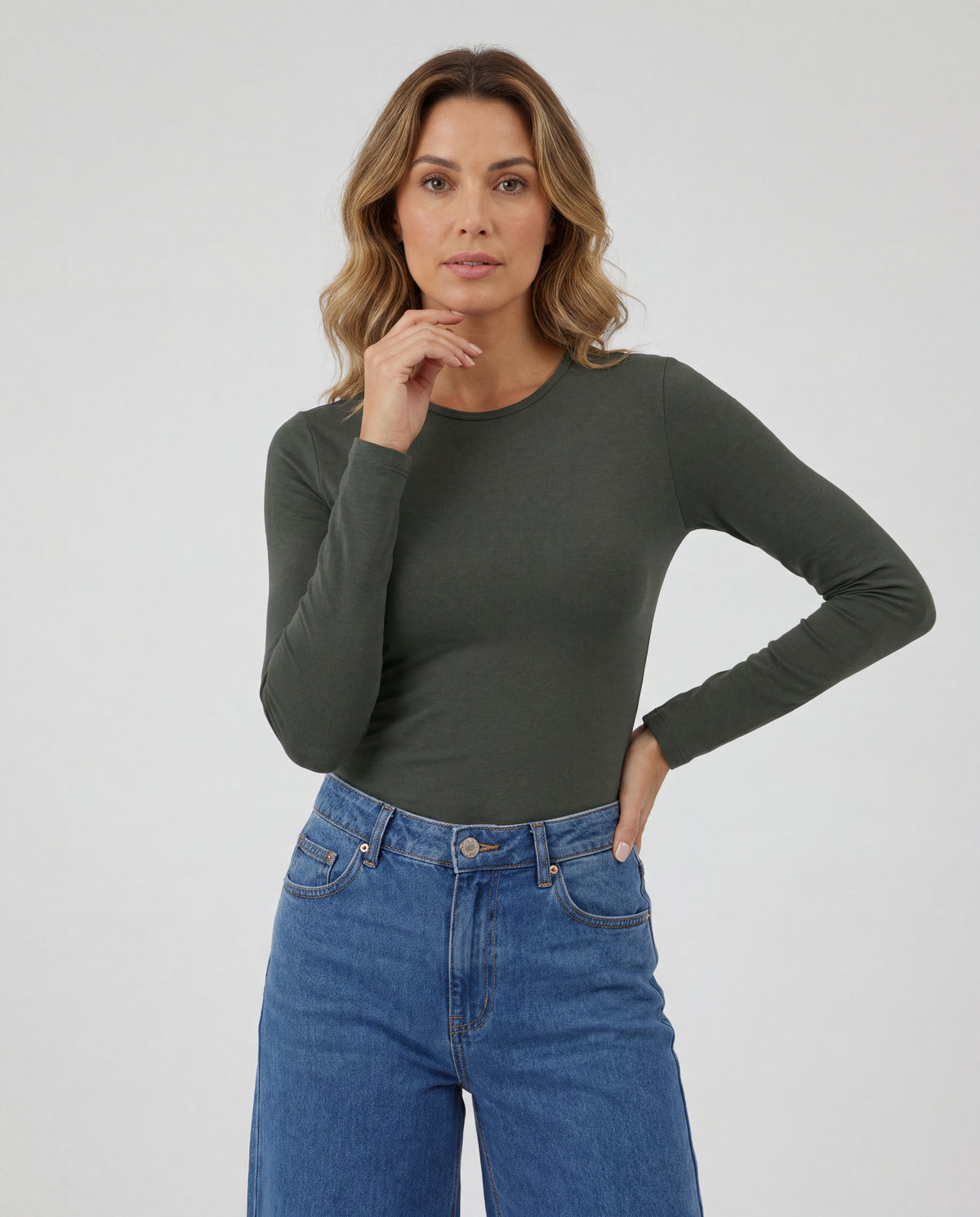 Basica Mujer Banana - Verde Medio