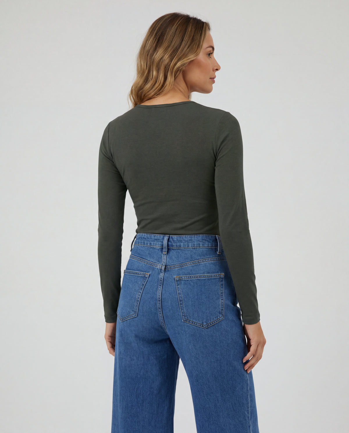 Basica Mujer Banana - Verde Medio