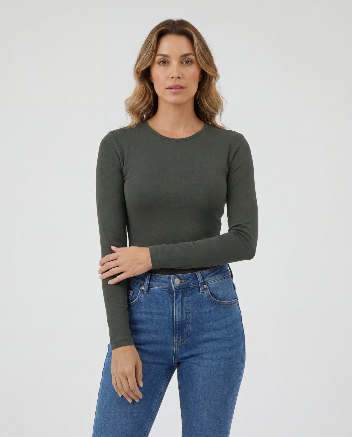 Basica Mujer Banana - Verde Medio