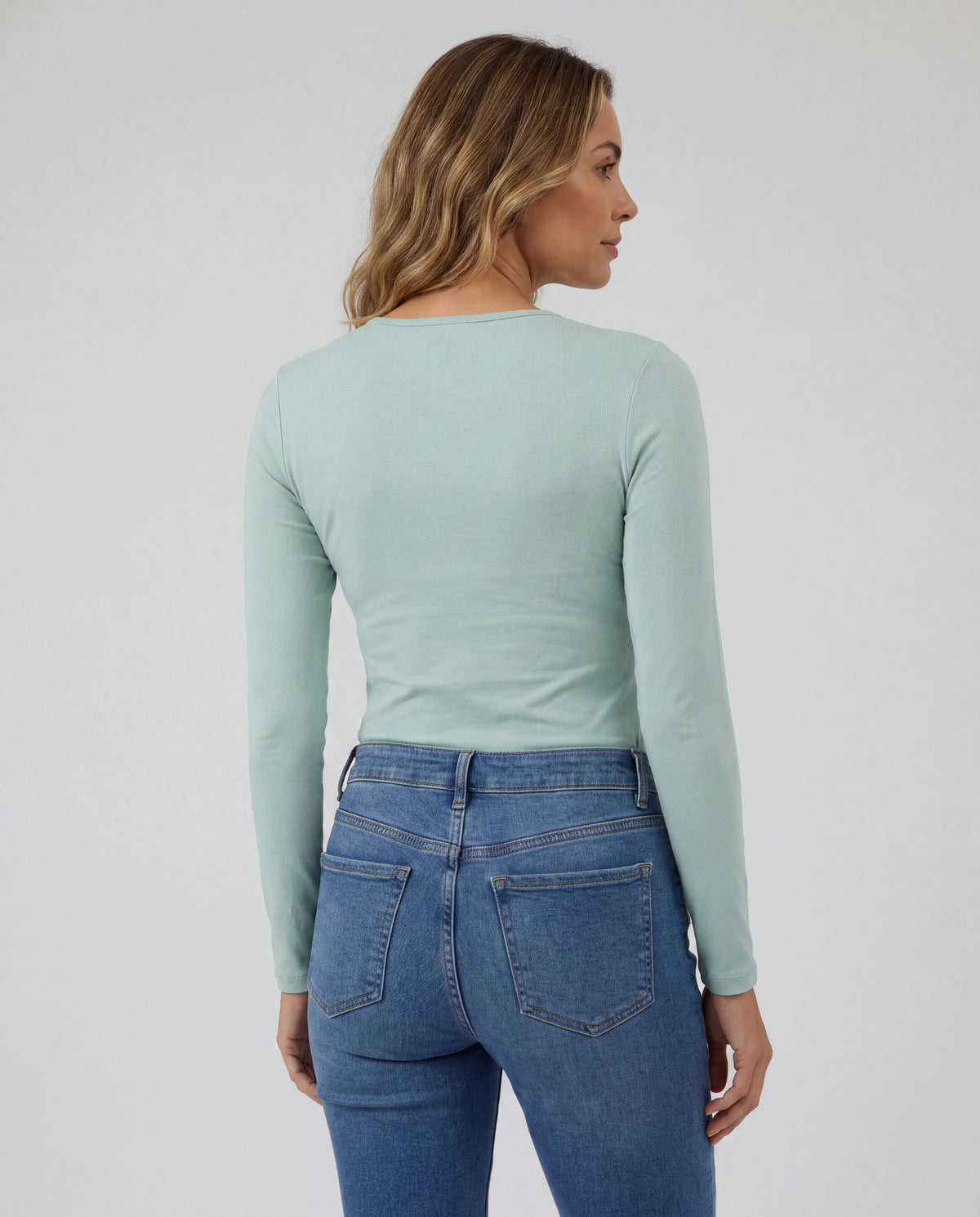 Basica Mujer Banana - Verde Menta
