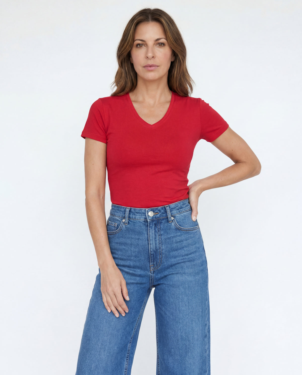 Basica Mujer Agua - Roja