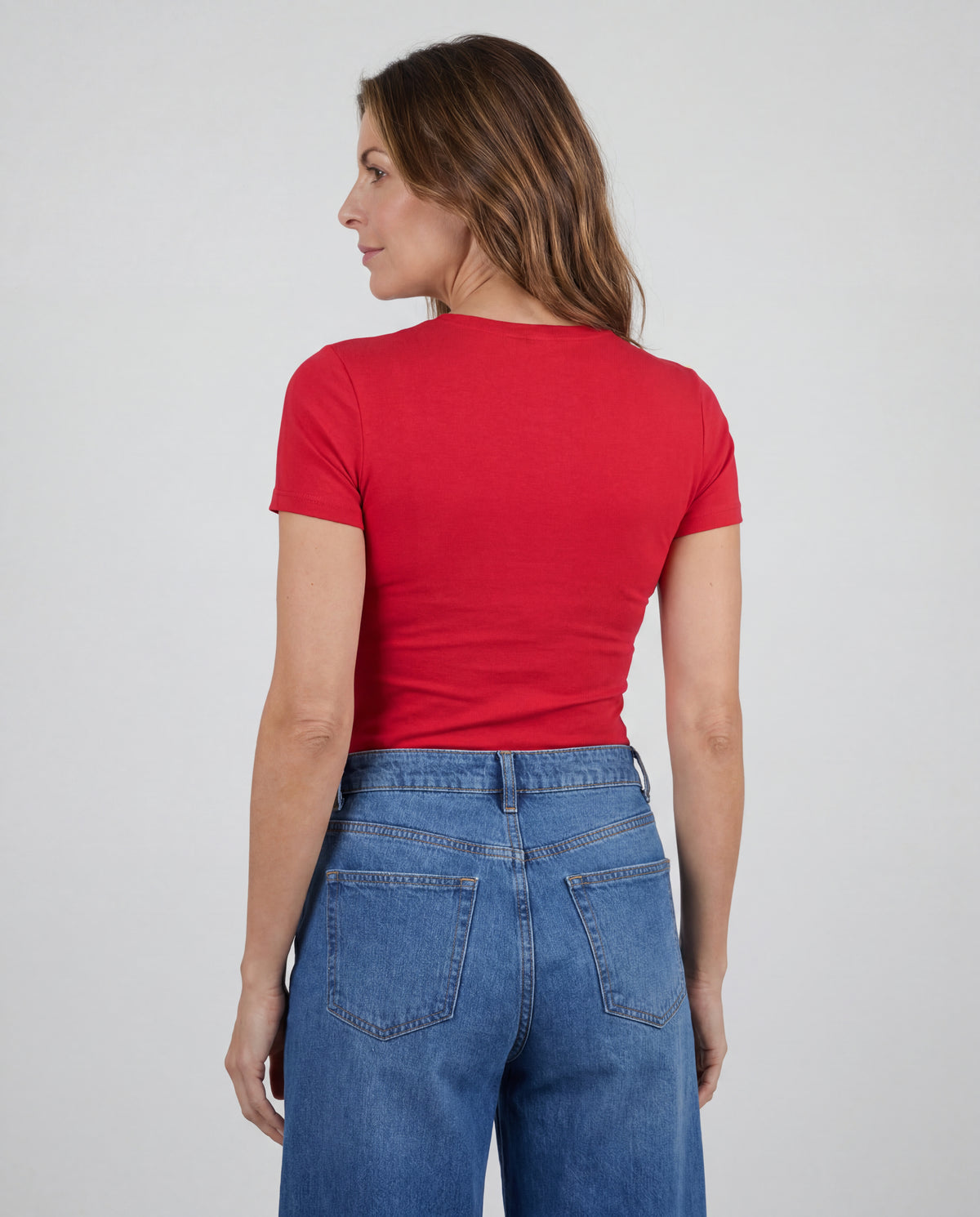 Basica Mujer Agua - Roja