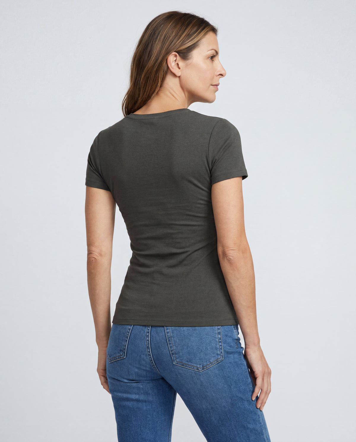 Basica Mujer Agua - Verde Militar
