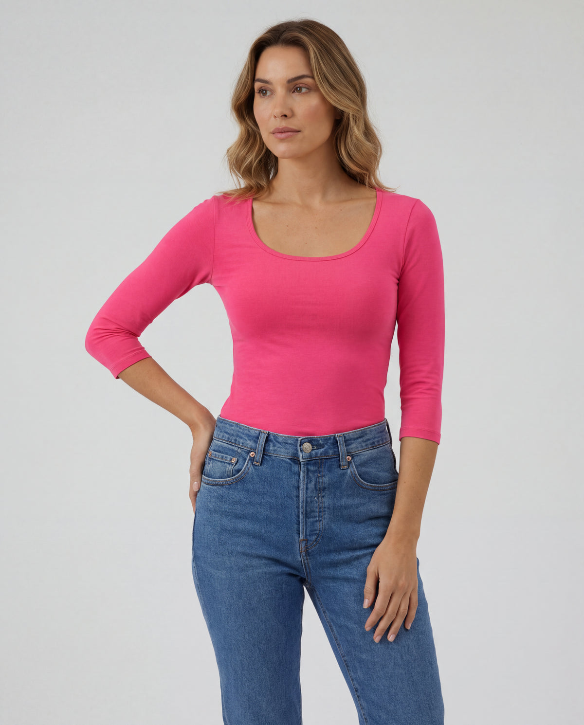 Basica Mujer Forest - Coral