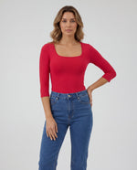 Basica Mujer Forest - Roja
