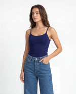 Basica Mujer Magenta - Azul Navy