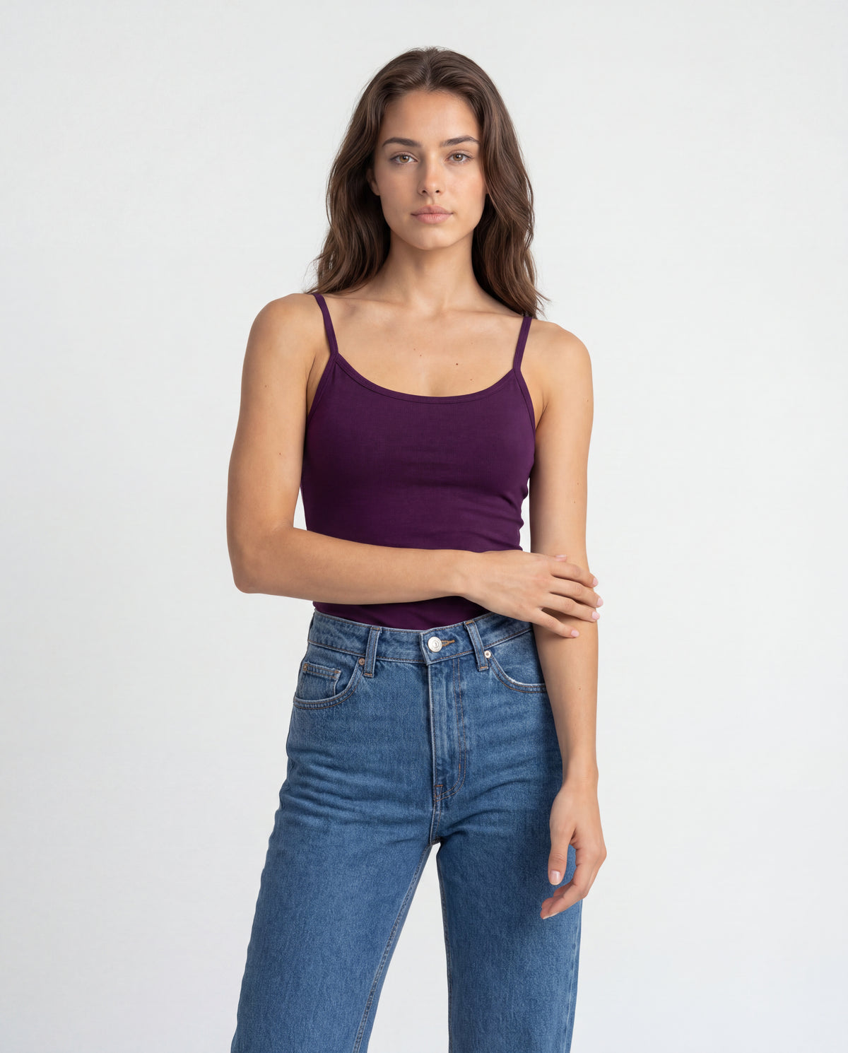 Basica Mujer Magenta - Ciruela