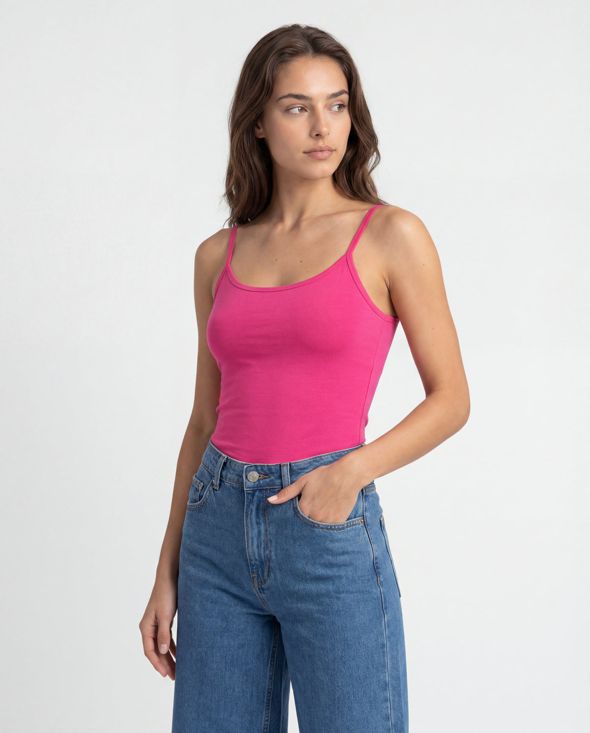 Basica Mujer Magenta - Fucsia