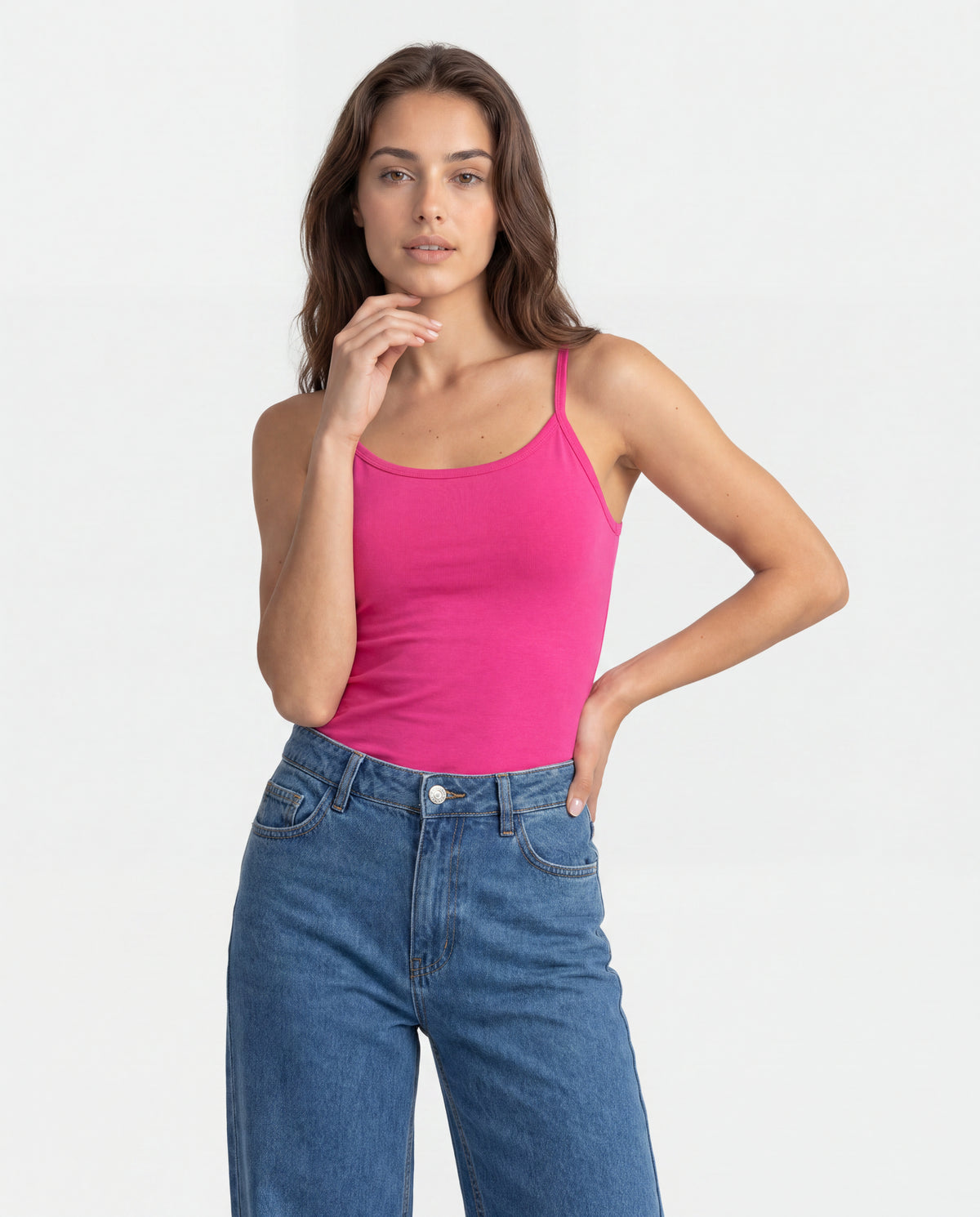 Basica Mujer Magenta - Fucsia