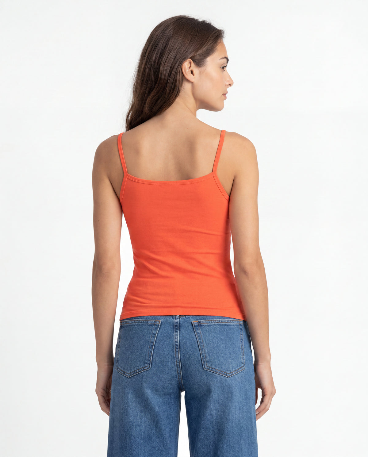 Basica Mujer Magenta - Naranja