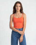 Basica Mujer Magenta - Naranja
