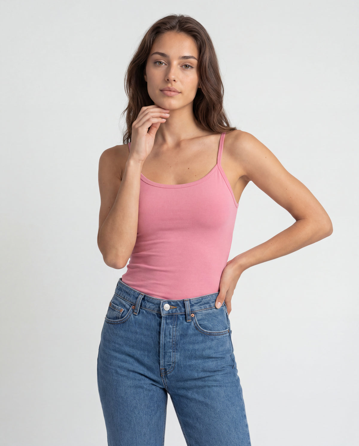Basica Mujer Magenta - Palo De Rosa