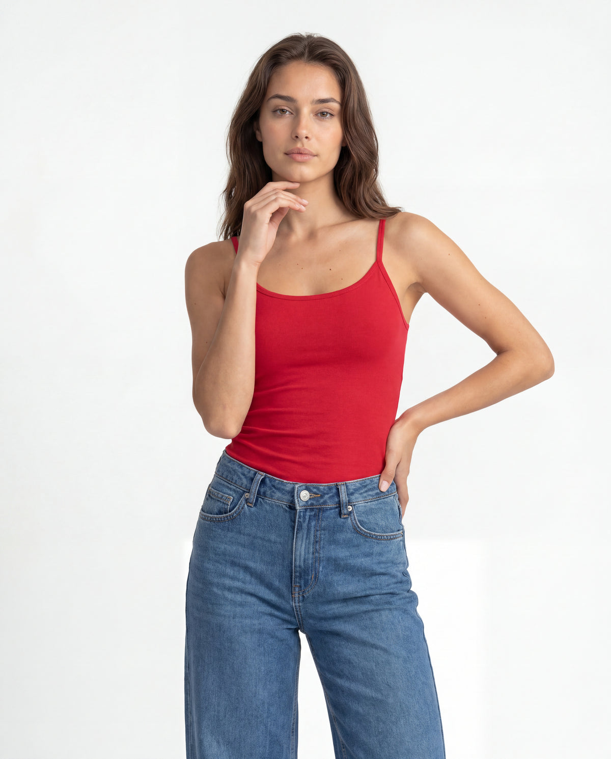 Basica Mujer Magenta - Roja