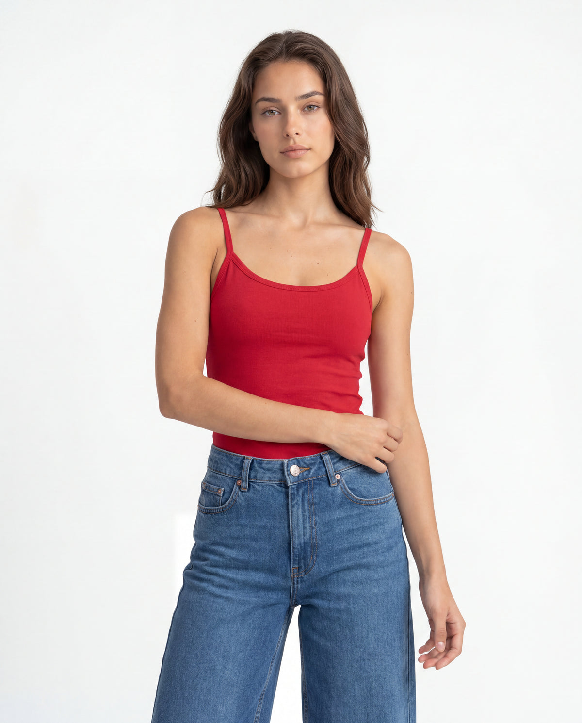 Basica Mujer Magenta - Roja