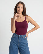 Basica Mujer Magenta - Vinotinto