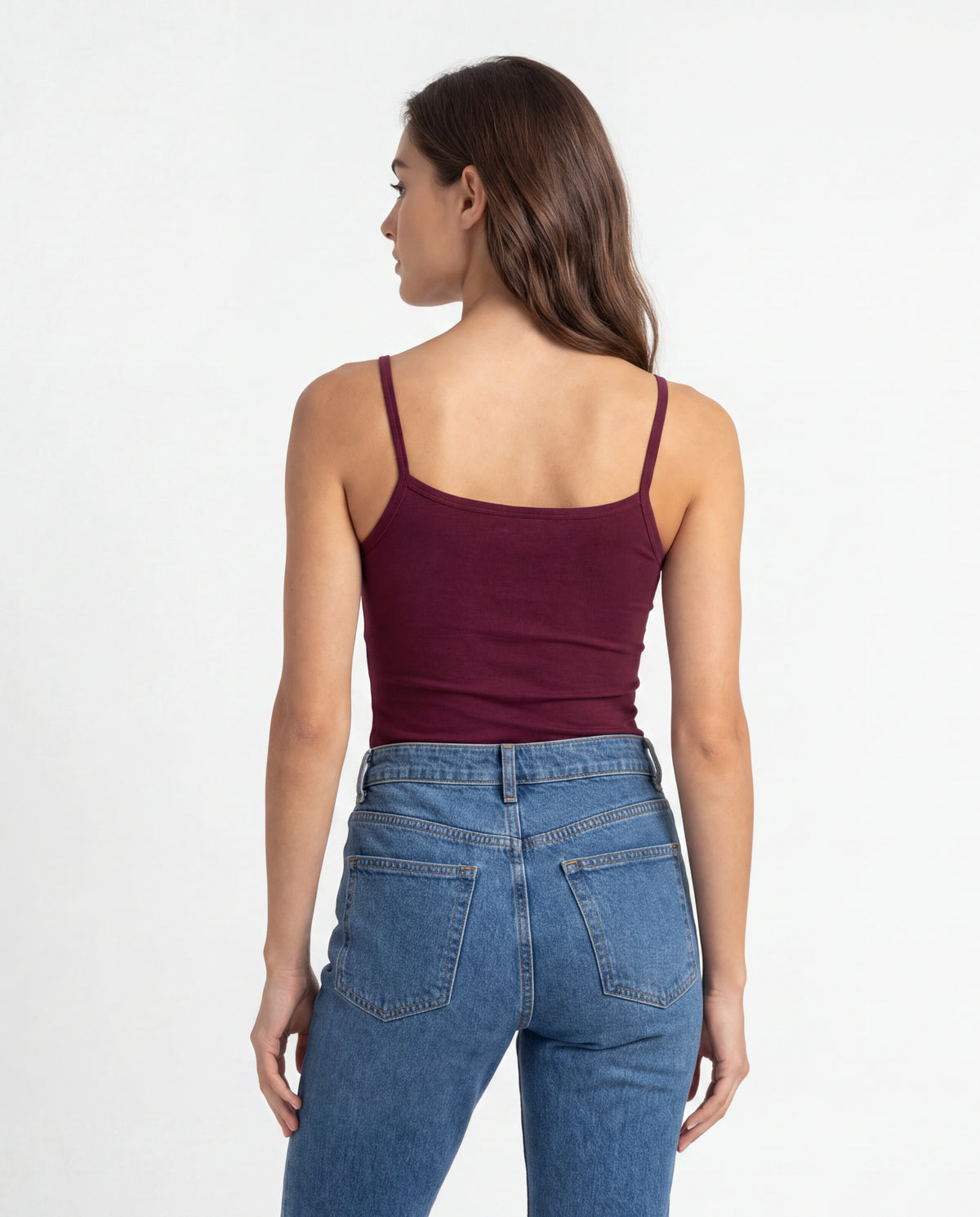Basica Mujer Magenta - Vinotinto