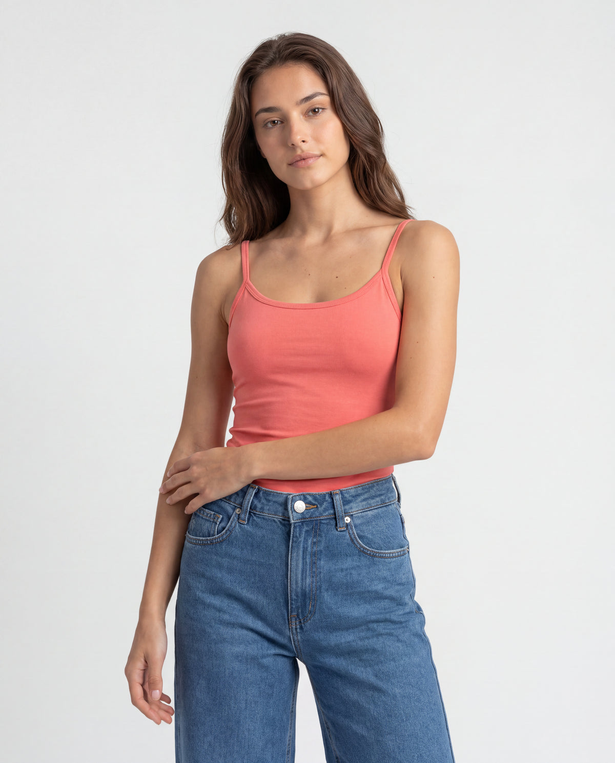 Basica Mujer Magenta - Zanahoria
