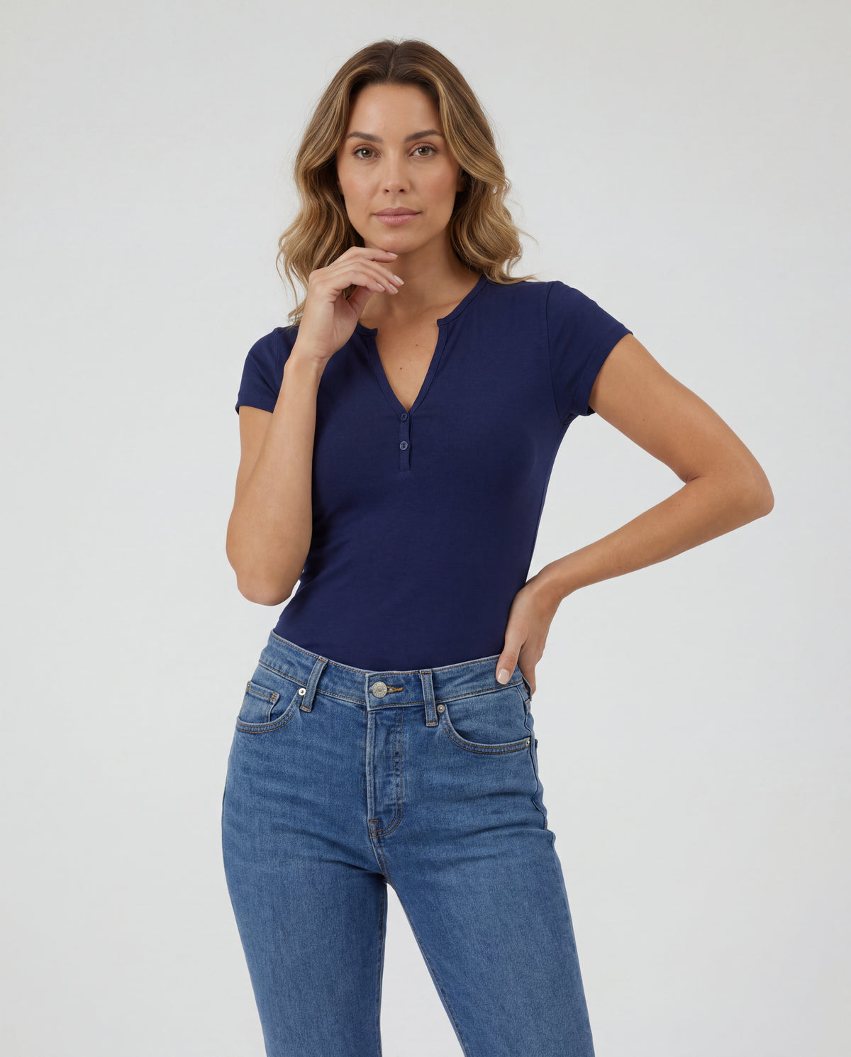 Basica Mujer Kiwi - Azul Navy