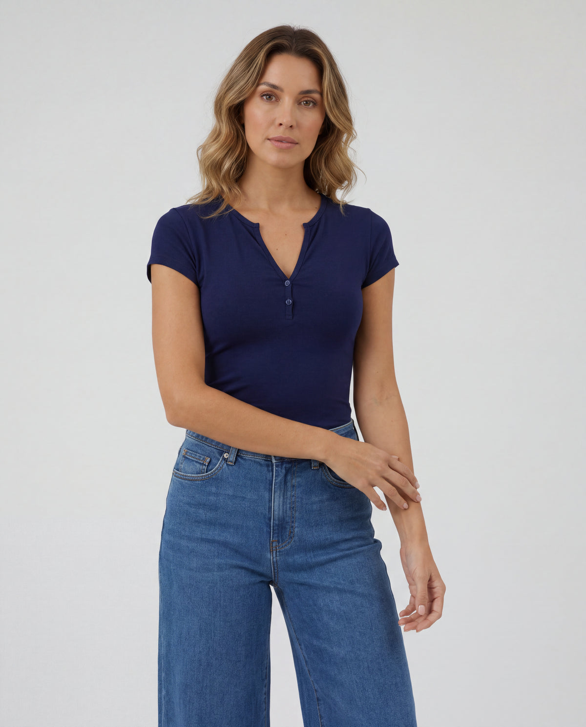 Basica Mujer Kiwi - Azul Navy
