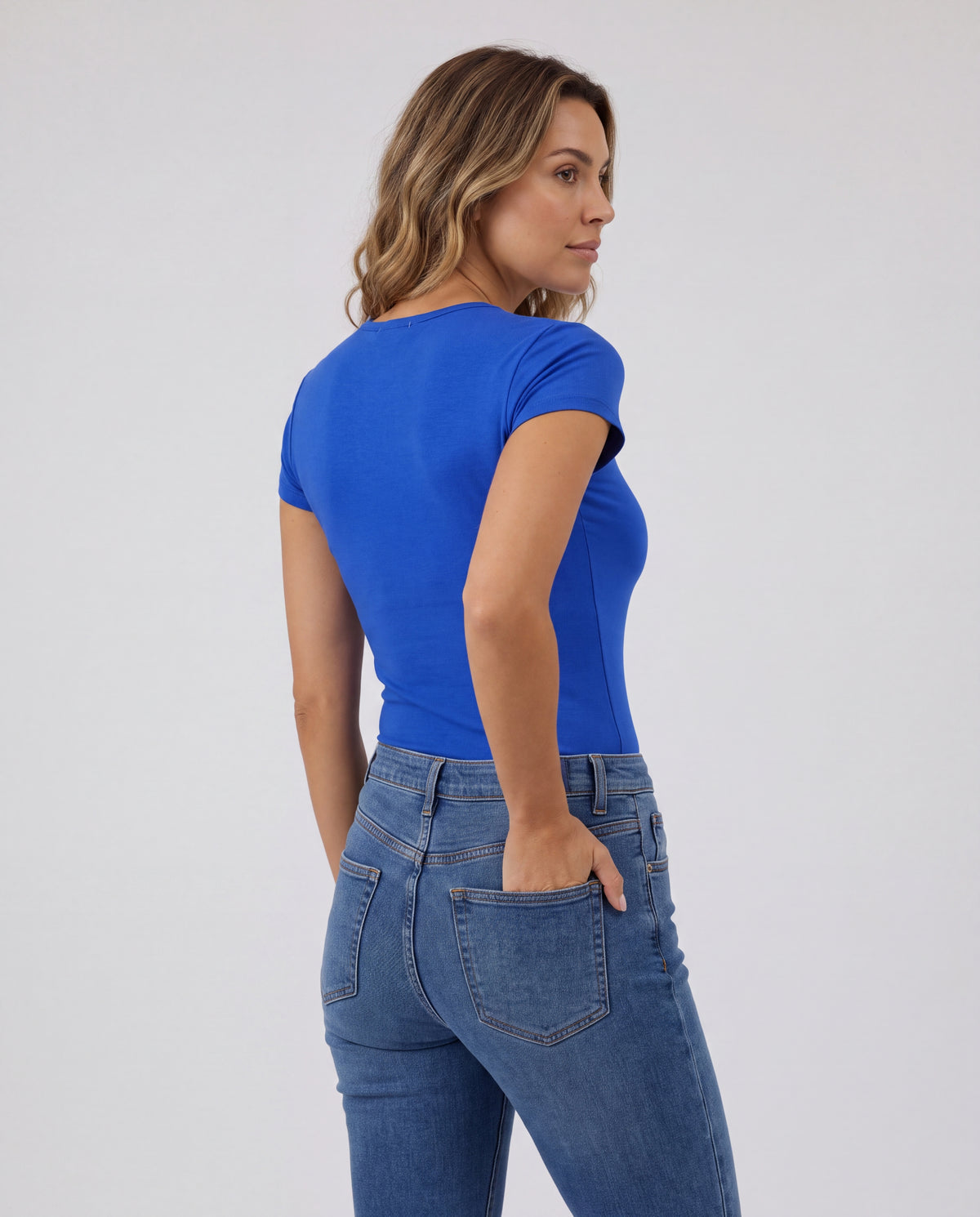 Basica Mujer Kiwi - Azul Rey