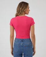 Basica Mujer Kiwi - Coral