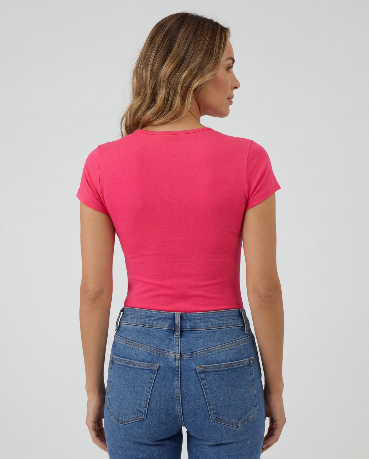 Basica Mujer Kiwi - Coral