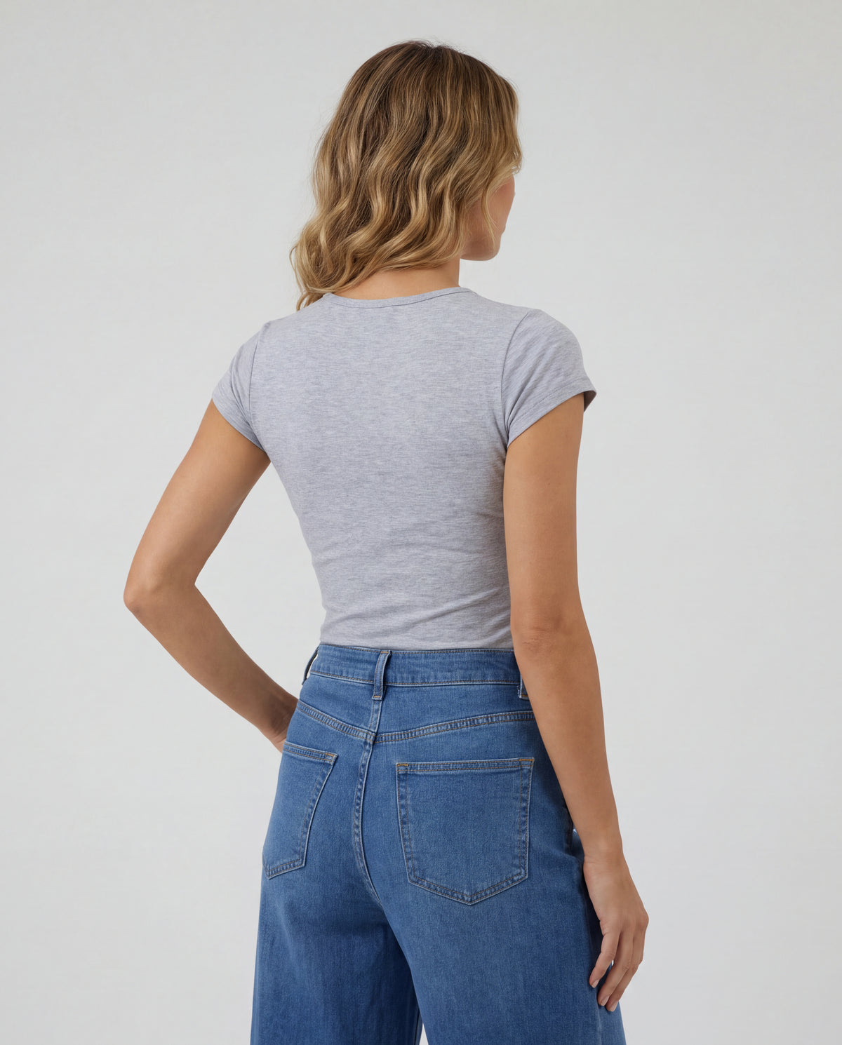 Basica Mujer Kiwi - Gris Jaspe