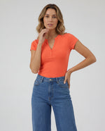 Basica Mujer Kiwi - Naranja