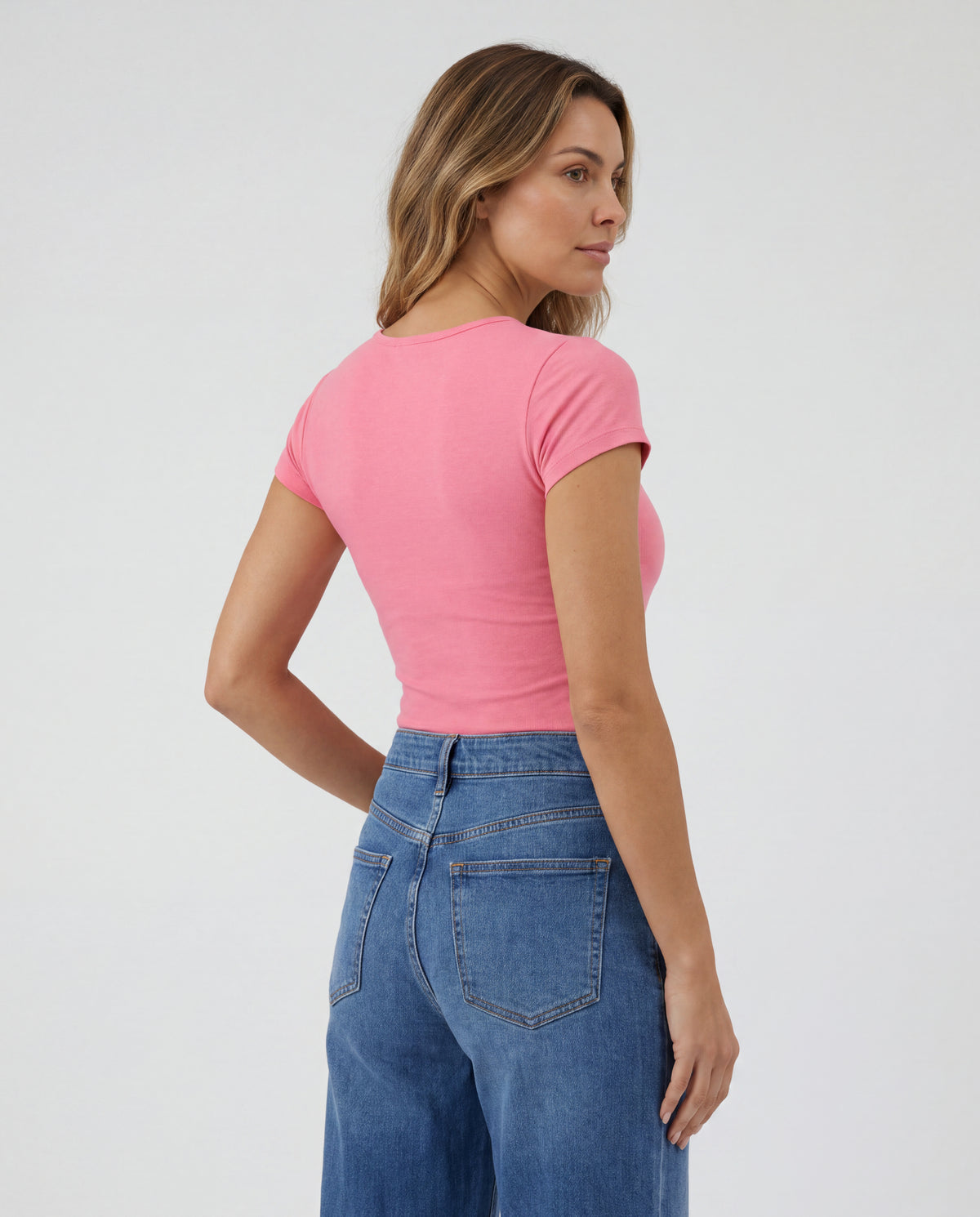Basica Mujer Kiwi - Palo De Rosa