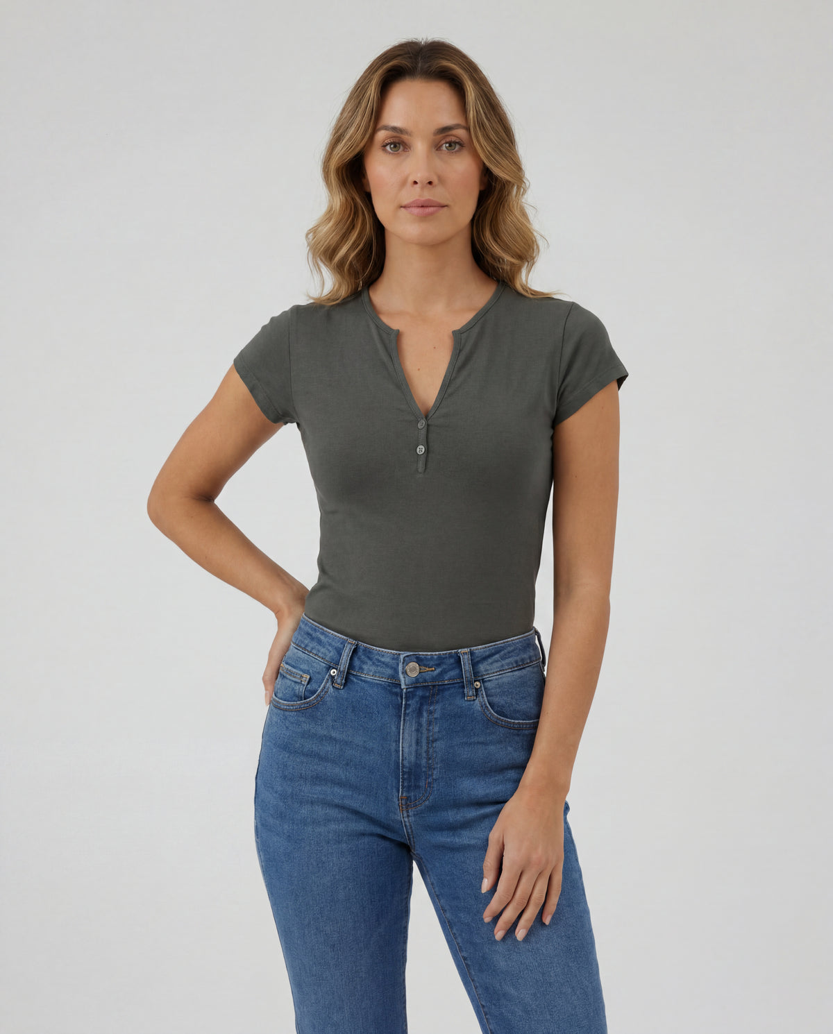 Basica Mujer Kiwi - Verde Medio