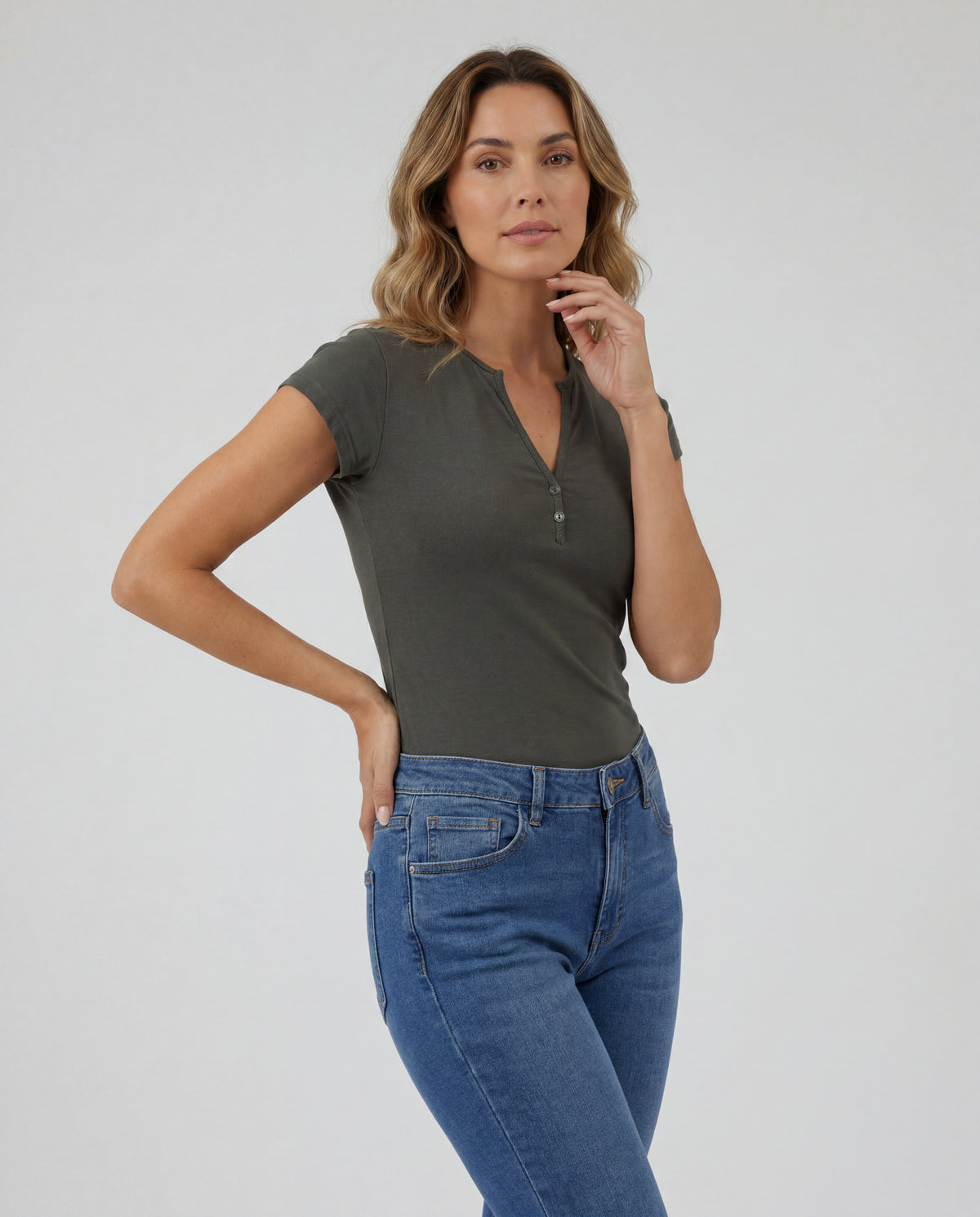 Basica Mujer Kiwi - Verde Medio