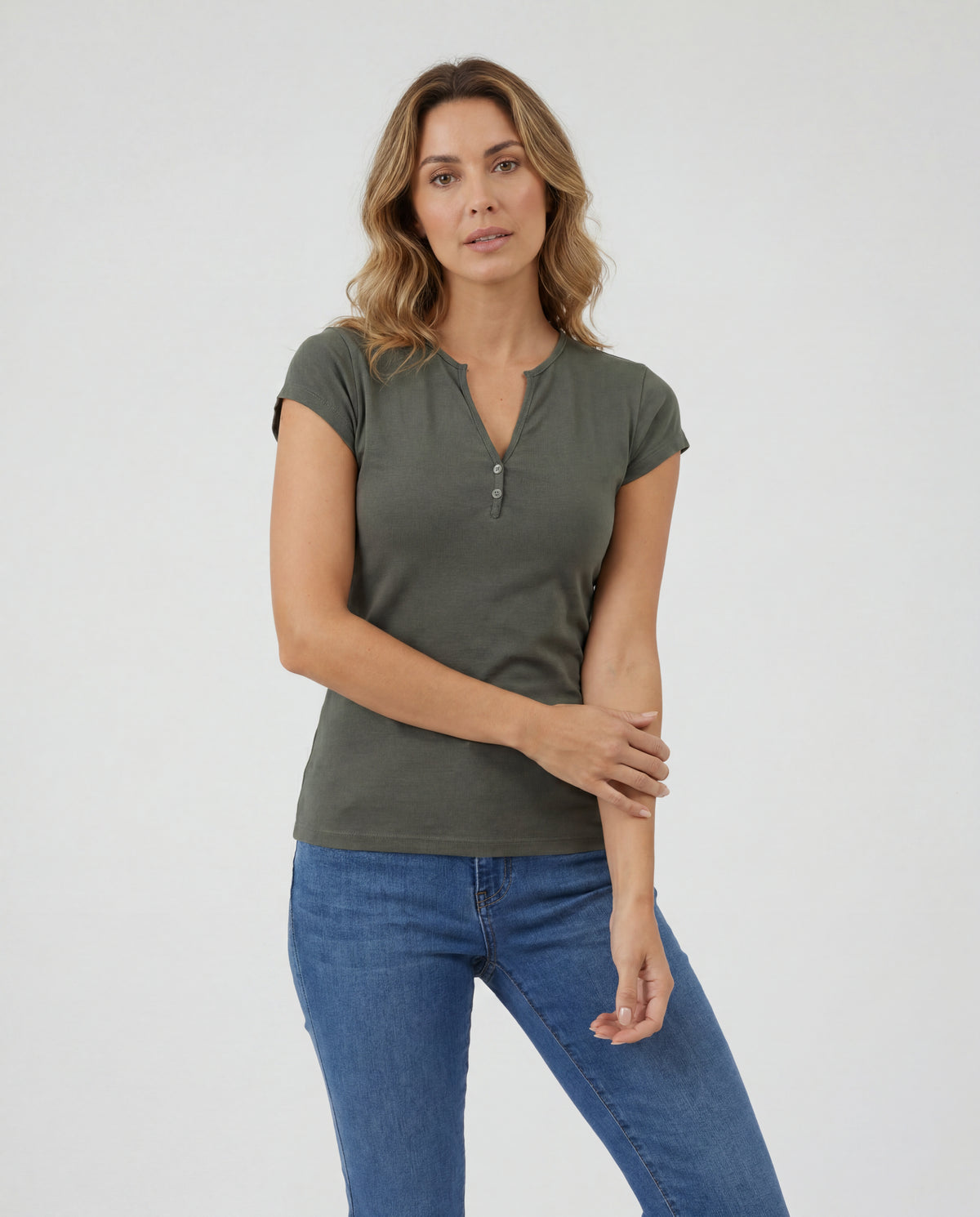 Basica Mujer Kiwi - Verde Medio