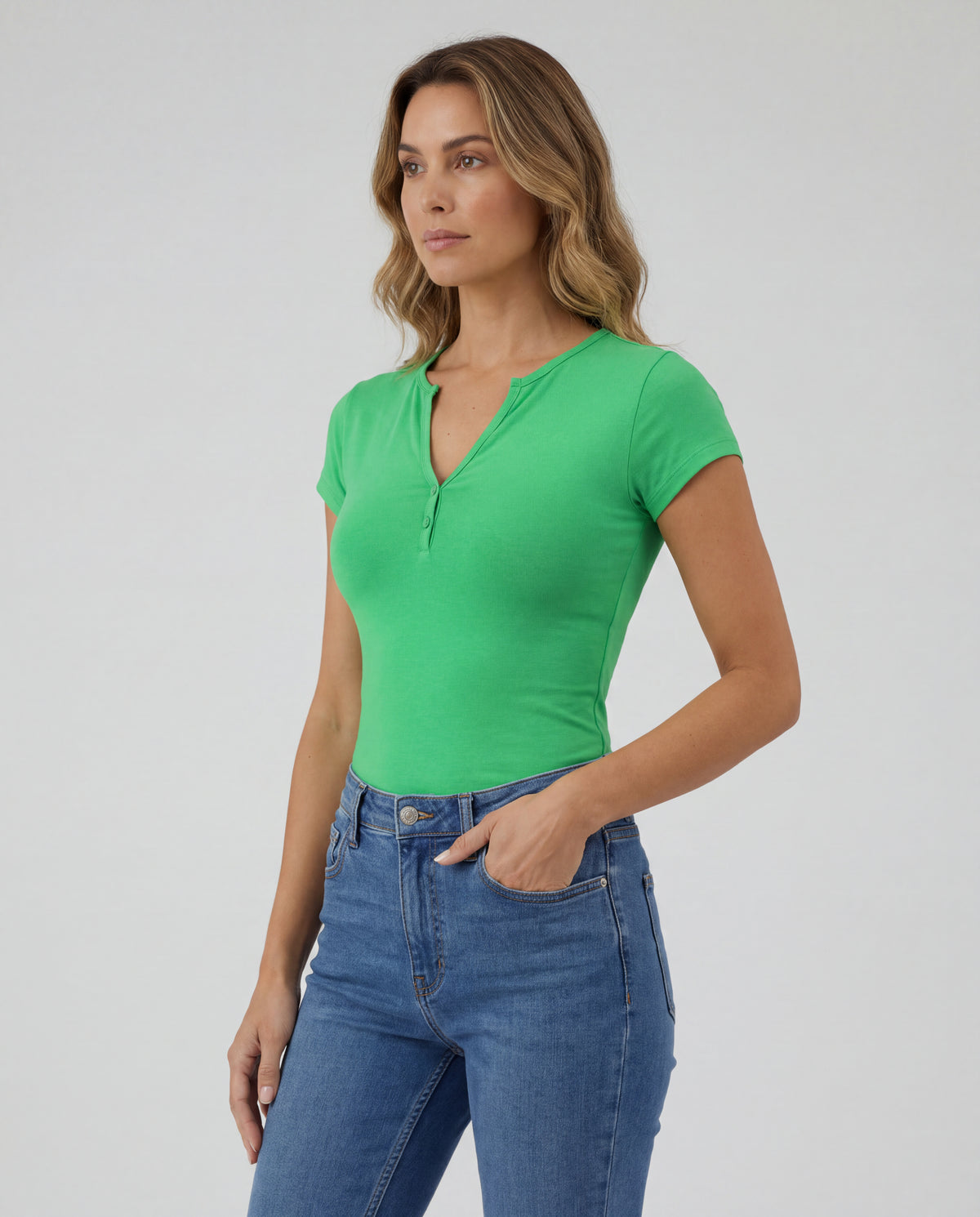 Basica Mujer Kiwi - Verde