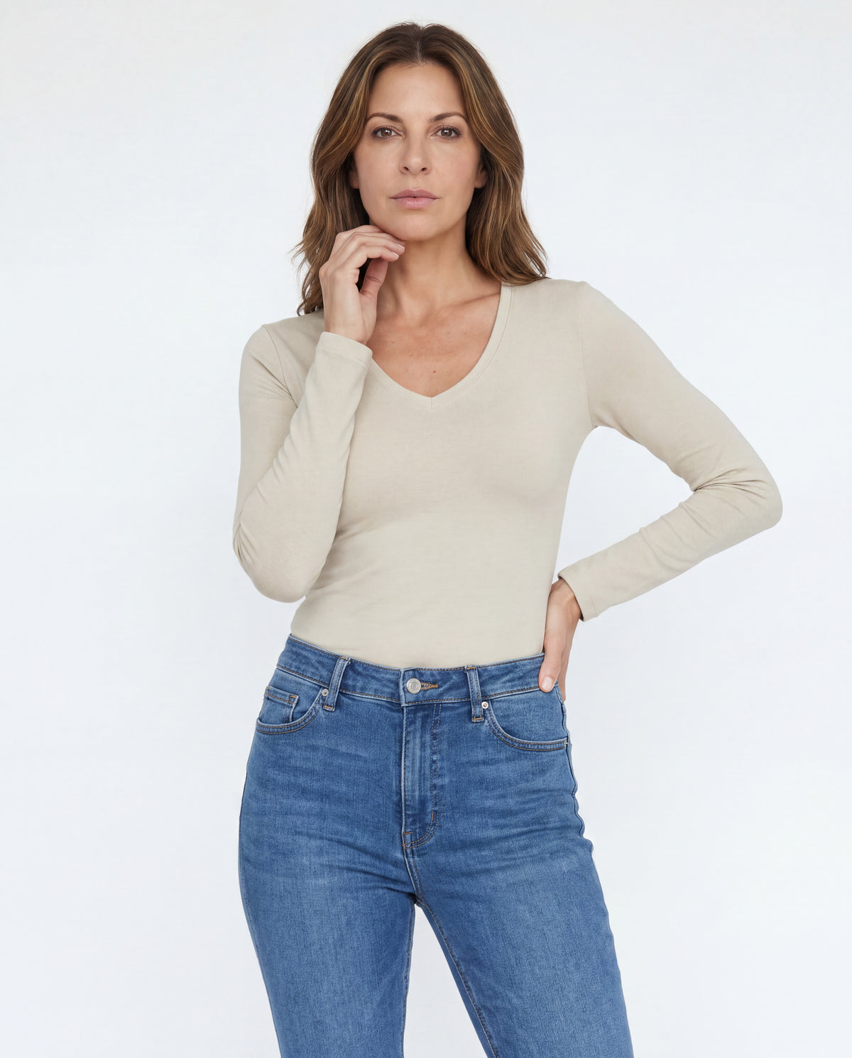 Basica Mujer Cereza - Arena