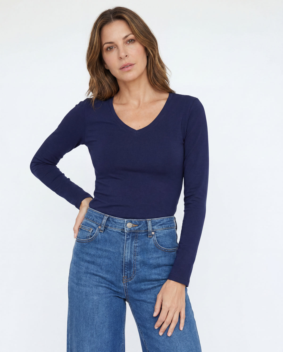 Basica Mujer Cereza - Azul Navy